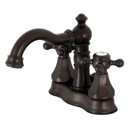 Kingston Brass FSC1605BX 4-Inch Centerset Bathroom Faucet with Brass Pop-Up, Oil Rubbed Bronze FSC1605BX